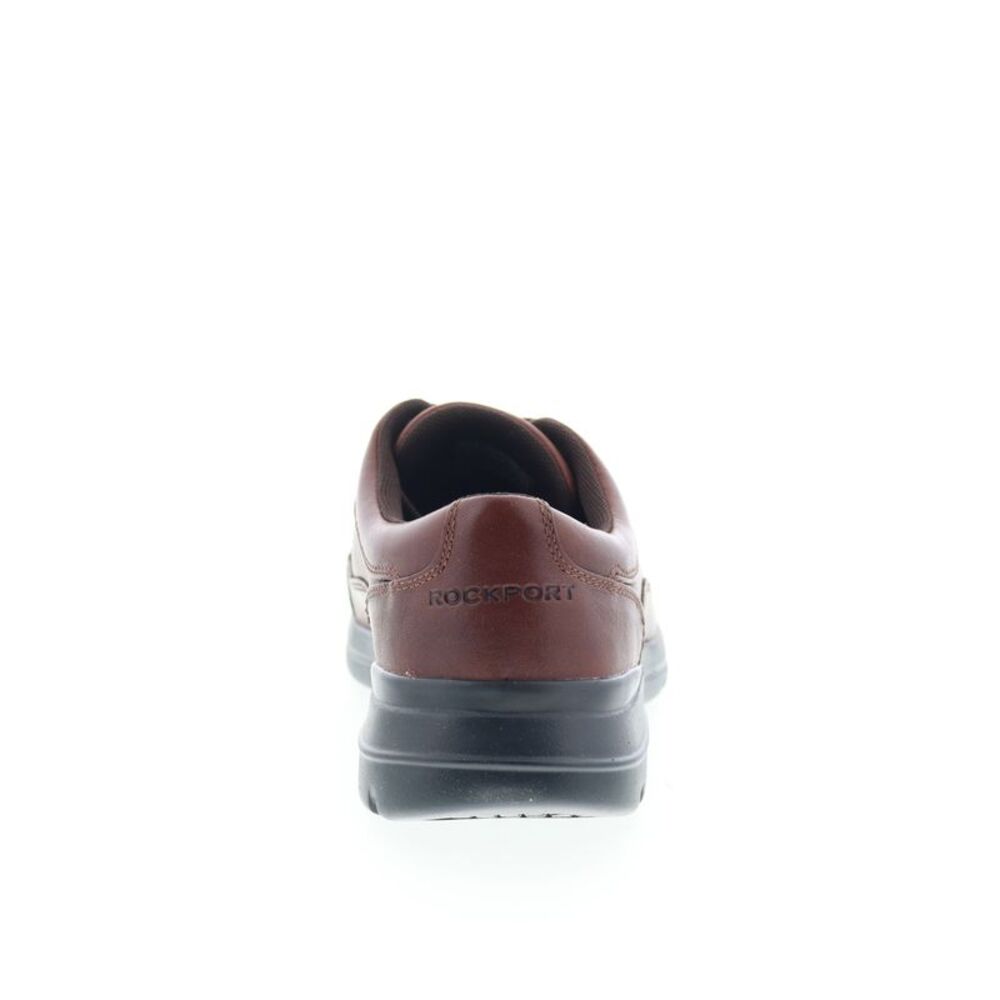 Rockport Mens Junction Point Lace To Toe Brown Shoes (NWT) - Picture 6 of 7